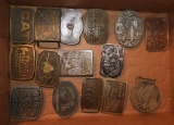 Group of collectible belt buckles