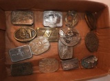 Group of collectible belt buckles