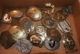 Group of collectible belt buckles