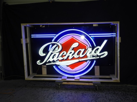 Packard neon, SST, new, 36”T x 59”W