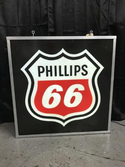 Phillips 66 light, 36"x36"x4 1/2"