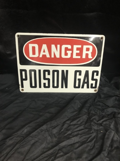 Danger Poison Gas SSP 14"x10"