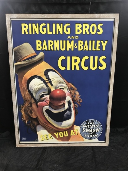 Ringling Bros. Clown 57"x42 1/2"