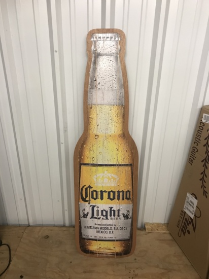 Corona wood bottle sign, 5'T