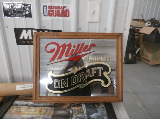 Miller sign 22"x17"