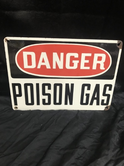Danger Poison Gas SSP 14"x10"