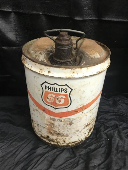 Phillips 66 906 5 gal oil can