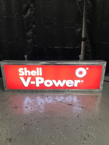 Shell V-Power light, 44"x15"x40"