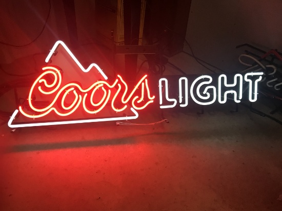 Coors Light neon, 44"x16"