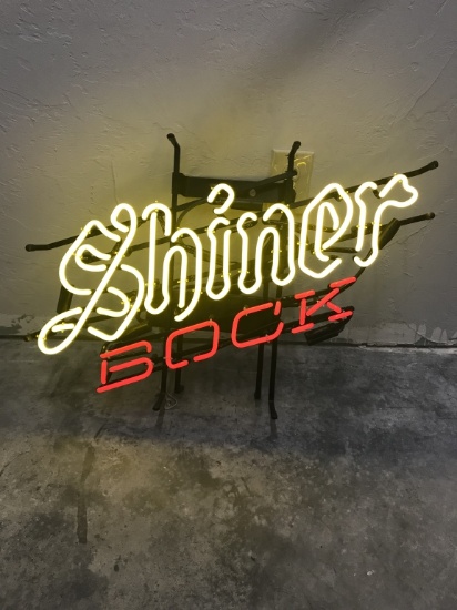 Shiner Bock neon