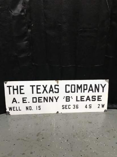 The Texas Company, SSP, 36"x12"