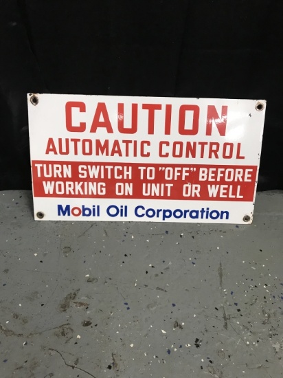 Caution Automatic Control SSP 18"x10"