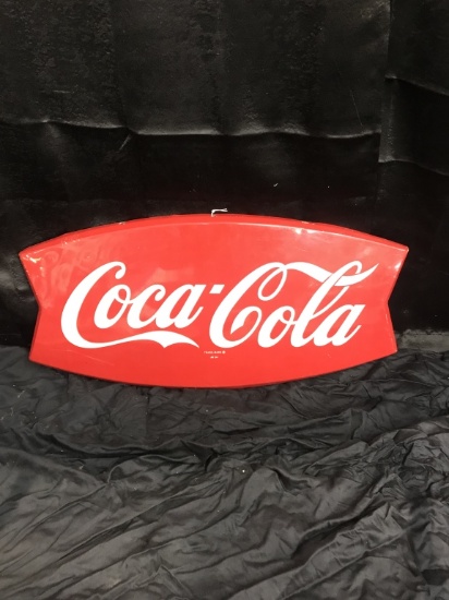 Coca-Cola fins, SST 25 1/2x11 1/2, 1954