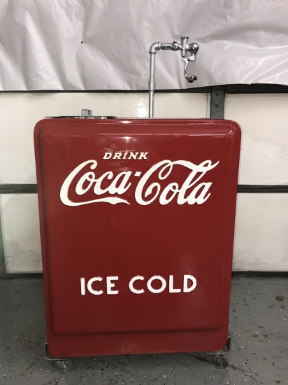 Coca-Cola box fountain, 2'x3'x15"
