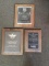 Group of 3 plaques, Phillips 66, Oklahoma Trucking