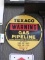 Texaco Gas Pipeline Warning sign, SST, 12