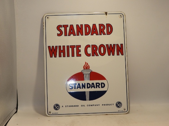Standard white crown pump sign
