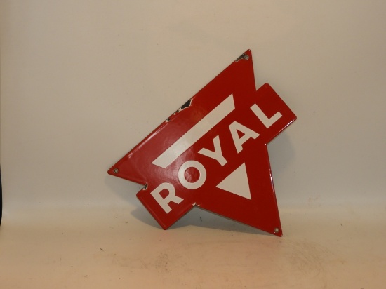 Conoco royal red triangle pump sign