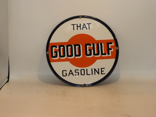 That good Gulf gasoline pump sign