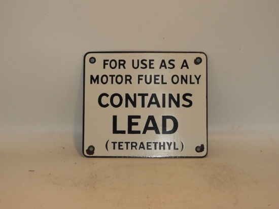 Contains lead, 6” X 7”, SSP pump sign