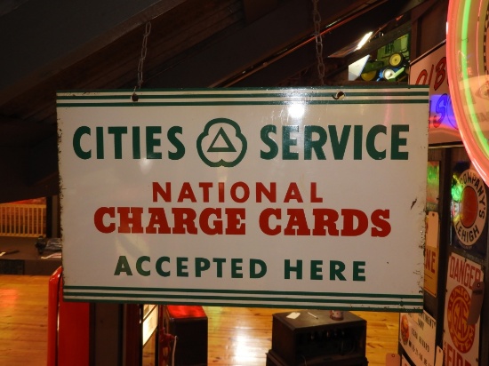 Cities Service National Charge Cards Accepted Here