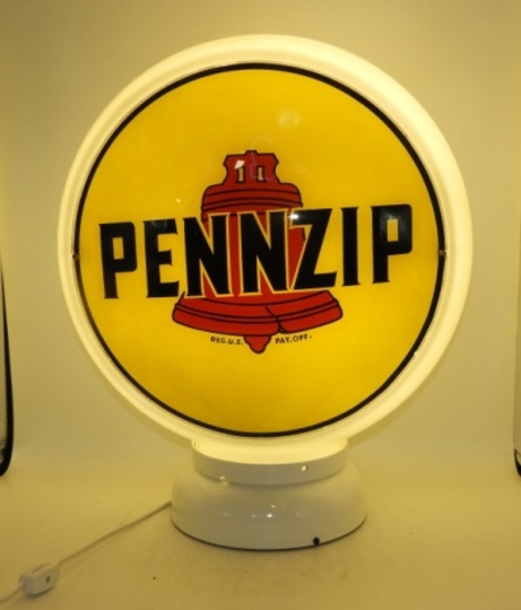 PennZip globe, wide glass body