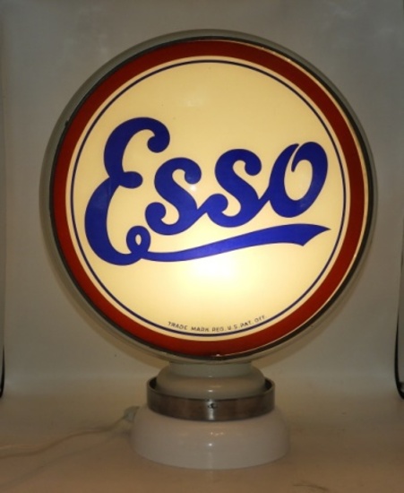 Esso script, 15” low profile metal