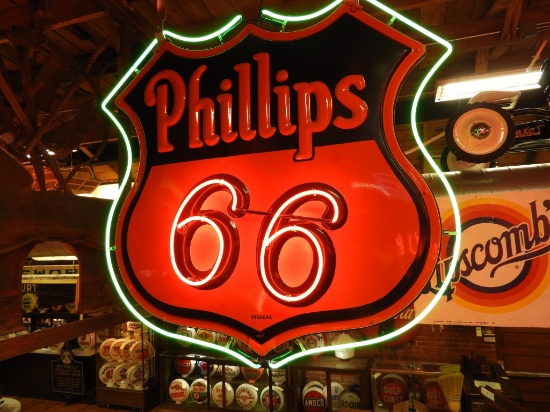 Phillip's 66 shield DSP neon