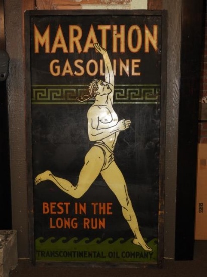 Rare Marathon Motor Oil "Best in the Long Run"