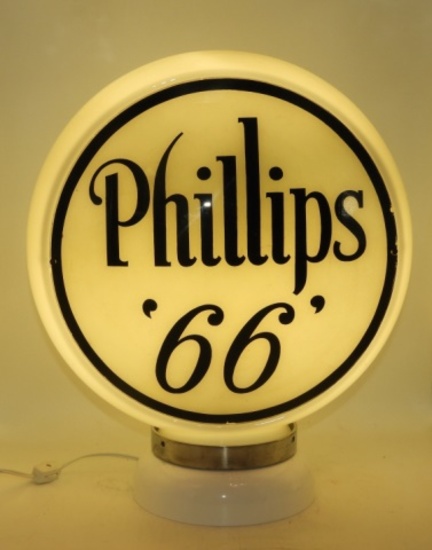 Phillips 66 early black and white script