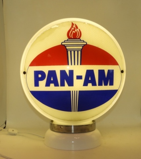 Pan Am w/ torch and oval, 12 1/2”