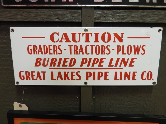 Caution Graders, Tractors, Plows, Buried Pipeline,