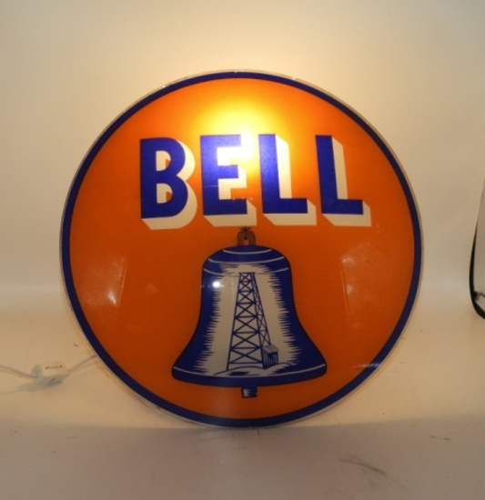 Bell w/ a bell and oil derrick, 13 3/8”