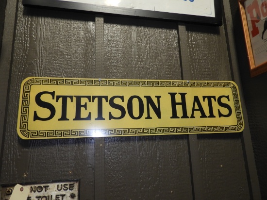 Stetson Hats SS aluminum, 39"x10"