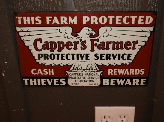 Cappers Farmer Protective Service SST 14"x8"