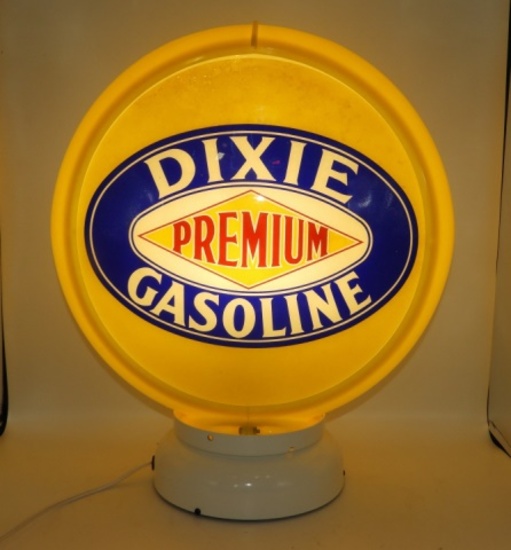 Dixie Premium Gasoline w/ yellow Capco body