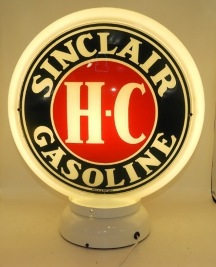 Sinclair HC Gasoline, narrow glass body