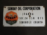 Sunray Oil Corporation lease sign, Seminole County