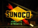 Sunoco light up sign, SS, 44
