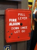 Porcelain fire alarm box, 9