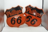 1 pair Philips 66 plastic lenses