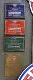 3 Skelley plaques & 1 Gulf brass award
