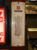 Phillips 66 tin thermometer, 4 1/2