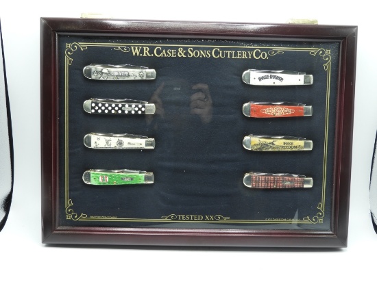 Case Collector Knife Set, 8 knives, John Wayne, Ha