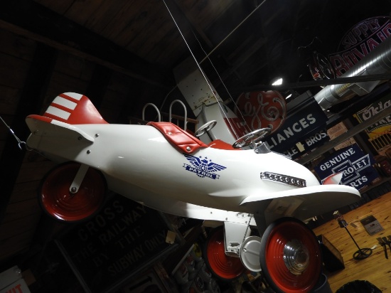 US Navy patrol pedal airplane completely restored