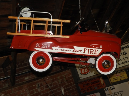 Burns Novelty & Toy reproduction fire truck pedal