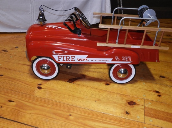 Burns Novelty & Toy reproduction fire truck pedal