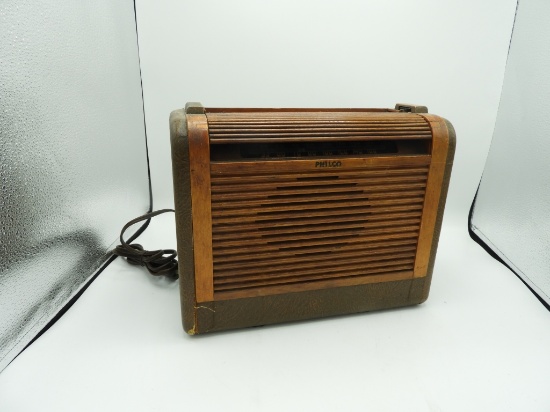 Philco portable style vintage radio