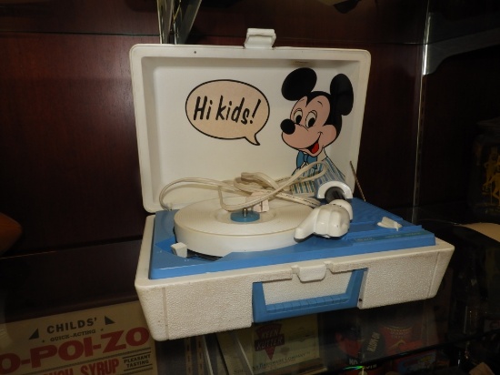 Sears solid state Mickey Mouse record player