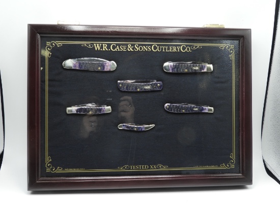 Case Collector Knife Set, 6 matching knives